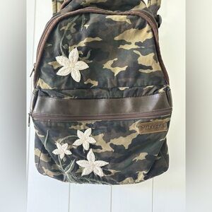 Vintage Billabong Camo Backpack